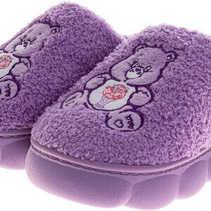 Care Bear Slippers Women Plush Faux Fur NonSlip Cozy House Shoes Sizes 5-10